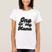 Een spooky Mama Halloween 1e verjaardagsfeestje T-shirt (Voorkant)