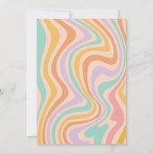 Een spooky meisje retro halloween eerste verjaarda kaart (Achterkant)