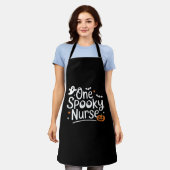 Een Spooky Nurse Funny Ghost Nurse Halloween Essen Schort (Gedragen)