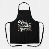 Een Spooky Nurse Funny Ghost Nurse Halloween Essen Schort (Voorkant)