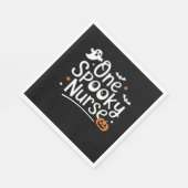 Een Spooky Nurse Funny Ghost Nurse Halloween Essen Servet (Hoek)