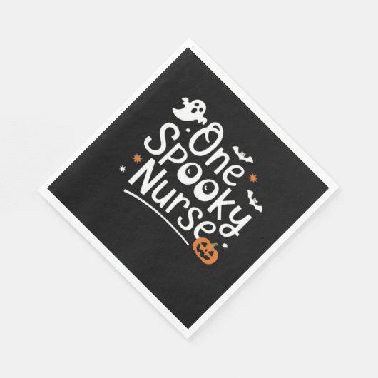 Een Spooky Nurse Funny Ghost Nurse Halloween Essen Servet (Hoek)