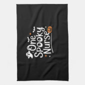 Een Spooky Nurse Funny Ghost Nurse Halloween Essen Theedoek (Verticaal)