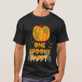 Een spooky papa familie Halloween Matching T-shirt (Voorkant)