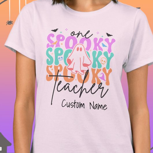 Een Spooky Teacher  Tshirt