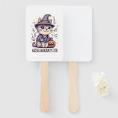 Een spooky verpleeghond voor alle Hondenliefhebber Handwaaier (Voorkant en achterkant)