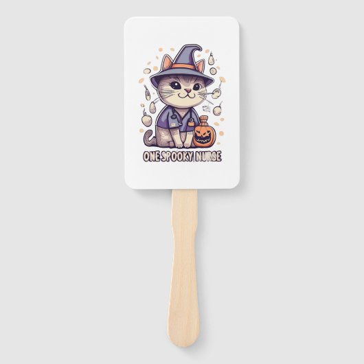 Een spooky verpleeghond voor alle Hondenliefhebber Handwaaier (Voorkant)