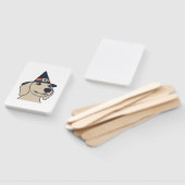 Een Spooky Verpleegkundige Hond voor Spooky Season Handwaaier (Niet-gemonteerd)