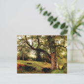 Een spoor door de bomen van Albert Bierstadt Briefkaart (Staand voorkant)