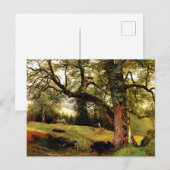 Een spoor door de bomen van Albert Bierstadt Briefkaart (Voorkant / Achterkant)