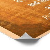 Een spoor verlaten — Emerson Quote — Art Print (Hoek)