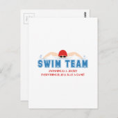 Een sport briefkaart (Voorkant / Achterkant)