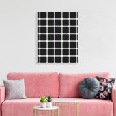 Een sprankelende optische illusie van raster canvas afdruk (Insitu (Woonkamer))