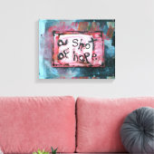 een sprankje hoop canvas afdruk (Insitu (Woonkamer))