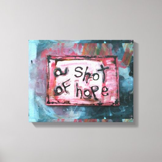 een sprankje hoop canvas afdruk (Voorkant)