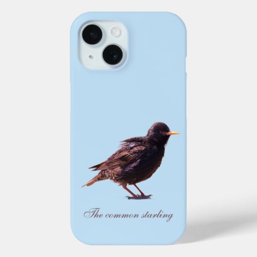 Een spreeuw  Case-Mate iPhone case (Achterkant)