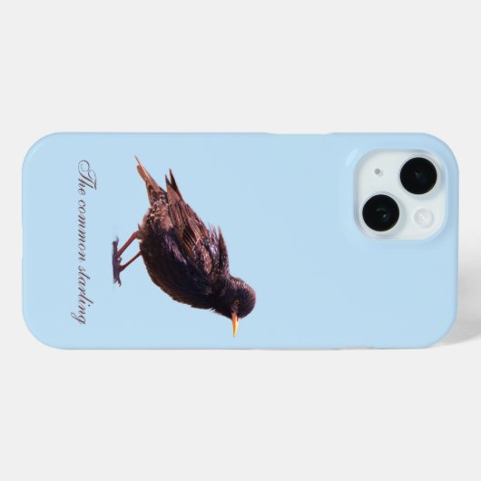 Een spreeuw Case-Mate iPhone case (Achterkant (horizontaal))