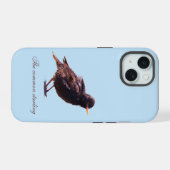 Een spreeuw  iPhone 15 case (Achterkant horizontaal)