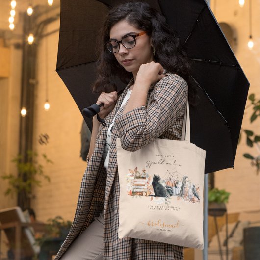 Een spreuk | Halloween Bruidsdouche  Tote Bag