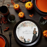 Een spreuk | Halloween-Vrijgezellenfeest Papieren Bordje<br><div class="desc">Voor veel bruiden komt Halloween niet slechts één keer per jaar; het is een totale gemoedstoestand. Daarom is het gooien van een onvergetelijk Halloween-vrijgezellenfeest een must voor elke spookachtige bruid die ervan houdt het leven van het feest te zijn. Of je nu van een spookachtige, spookachtige Halloween houdt of liever...</div>