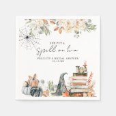 Een spreuk | Halloween-Vrijgezellenfeest Servet (Voorkant)