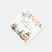 Een spreuk | Halloween-Vrijgezellenfeest Servet (Hoek)