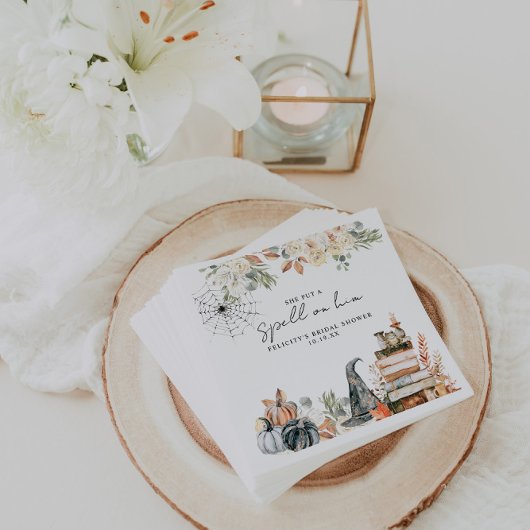 Een spreuk | Halloween-Vrijgezellenfeest Servet