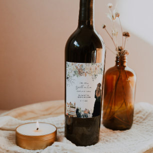 Een spreuk Halloween-Vrijgezellenfeest Wijn Etiket