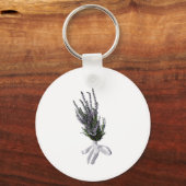 Een Sprig Heather uit Schotland Sleutelhanger (Voorkant)