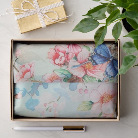 Een Spring Butterfly Series Design #8 Tissuepapier (Geschenk)