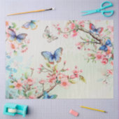 Een Spring Butterfly Series Design #8 Tissuepapier (Craft)