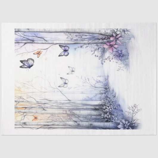 Een Spring-y Fairy Series Design #11 Tissuepapier (Voorkant)