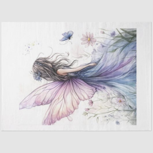 Een Spring-y Fairy Series Design #5 Tissuepapier (Voorkant)