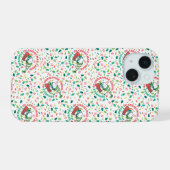 Een Sprinkle of Christmas Cheer Pattern iPhone 15 Case (Achterkant horizontaal)