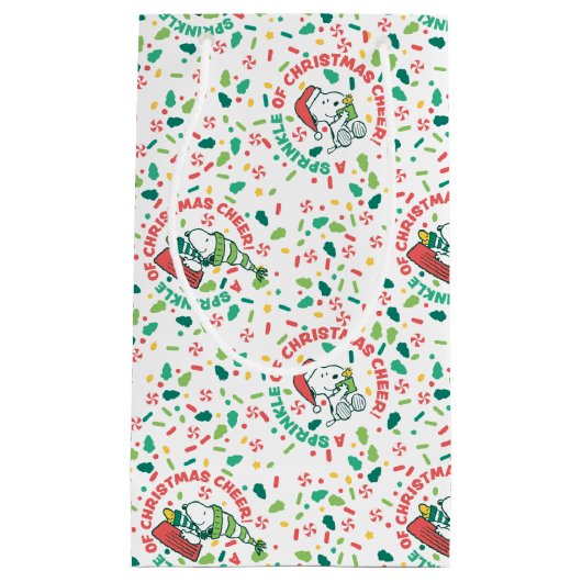 Een Sprinkle of Christmas Cheer Pattern Klein Cadeauzakje (Voorkant)