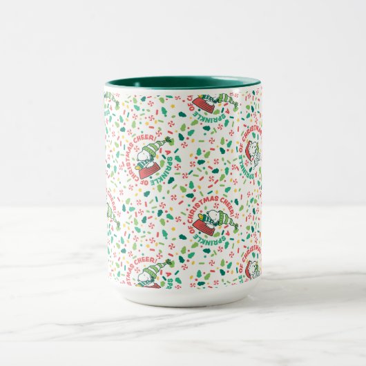 Een Sprinkle of Christmas Cheer Pattern Mok (Midden)