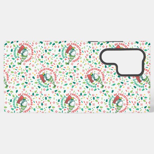 Een Sprinkle of Christmas Cheer Pattern Samsung Galaxy Hoesje (Achterkant horizontaal)