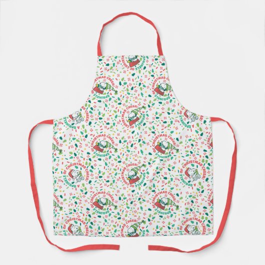 Een Sprinkle of Christmas Cheer Pattern Schort (Voorkant)