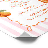 Een Spritz Ouder Menu met handgetekende drankjes Poster (Hoek)