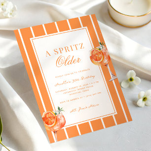 Een Spritz Ouder Perzik Cocktail 30e Verjaardagsfe Kaart