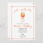 Een Spritz oudere Aperol Spritz verjaardag Kaart (Voorkant / Achterkant)