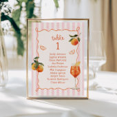 Een Spritz oudere hand getrokken verjaardag Kaart