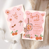 Een Spritz Oudere Verjaardag Uitnodiging