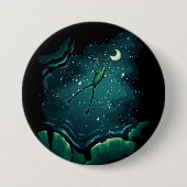Een sprong over de maan ronde button 7,6 cm (Voorkant)