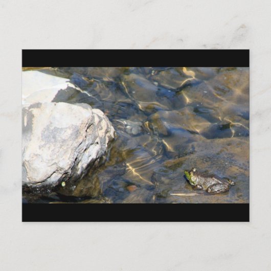 Eén sprong tegelijk briefkaart (Voorkant)