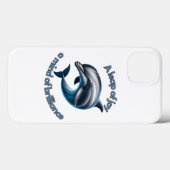 Een sprong van vreugde: het vieren van Dolphin Int Case-Mate iPhone Case (Achterkant (horizontaal))