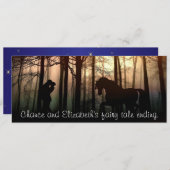 Een sprookje eindigt save the date (Voorkant / Achterkant)