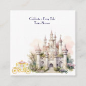 Een sprookjesachtig Baby shower Informatiekaartje (Voorkant)