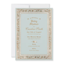 Een sprookjesachtig Bleek blauw Baby shower