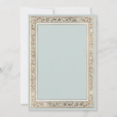 Een sprookjesachtig Bleek blauw Baby shower Kaart (Achterkant)